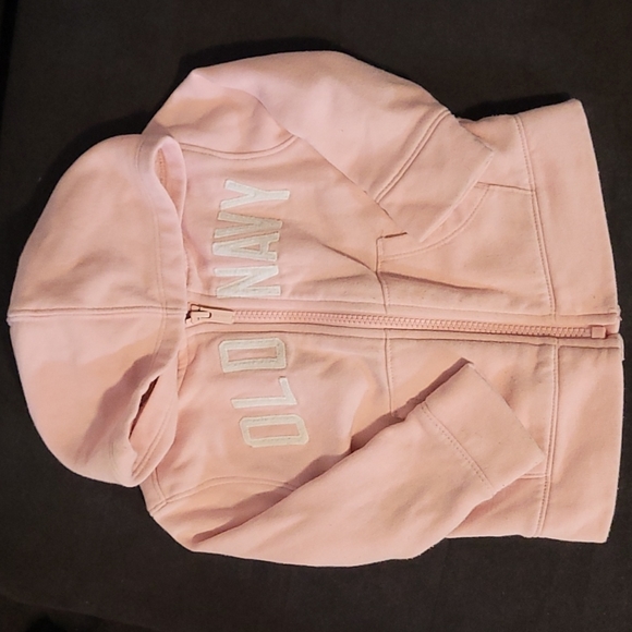 Pink sweater and jean jogers - Picture 3 of 3